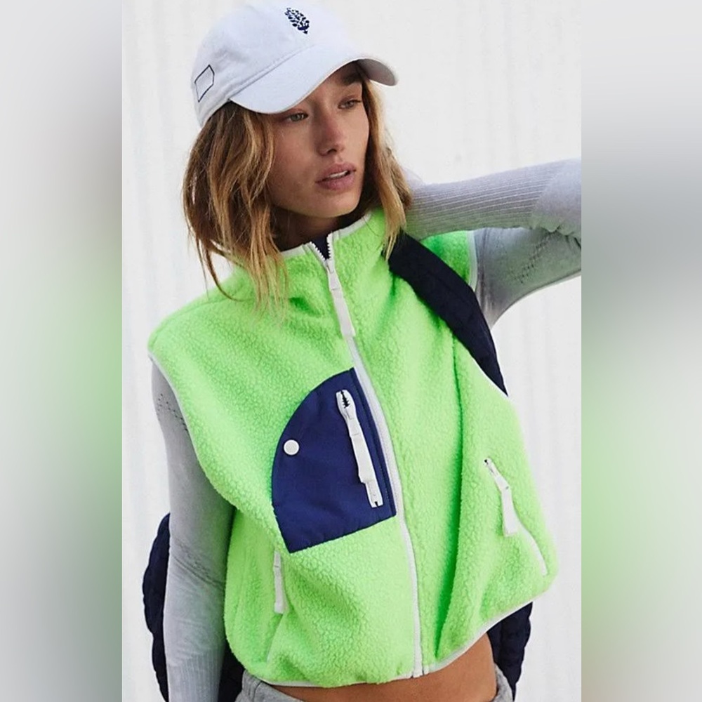 Free People Movement Hit The Slopes Vest in color Glow Combo size XS